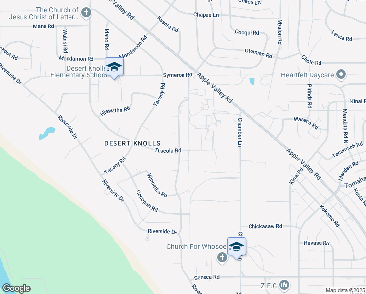 map of restaurants, bars, coffee shops, grocery stores, and more near 15021 Nokomis Road in Apple Valley