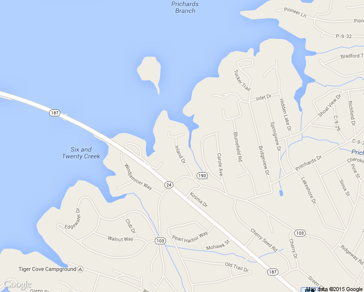 map of restaurants, bars, coffee shops, grocery stores, and more near 144 Inland Drive in Anderson