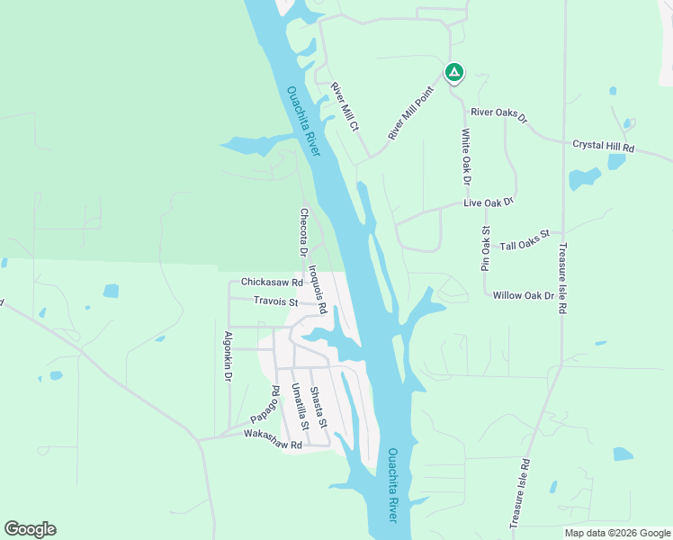 map of restaurants, bars, coffee shops, grocery stores, and more near 172 Muskogee Road in Royal