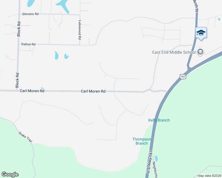 map of restaurants, bars, coffee shops, grocery stores, and more near 5603 Shore Drive in Hensley