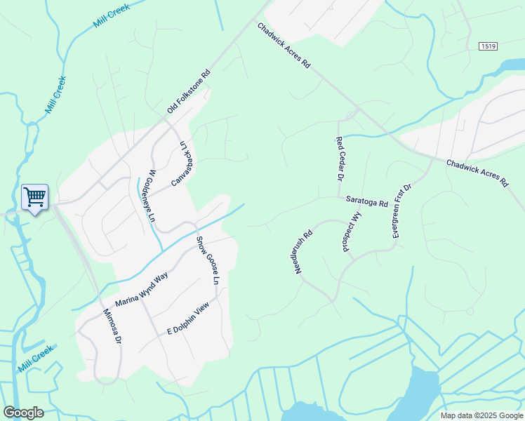 map of restaurants, bars, coffee shops, grocery stores, and more near 207 Marina Wynd Way in Sneads Ferry
