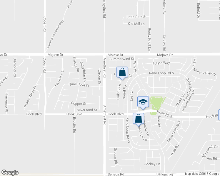 map of restaurants, bars, coffee shops, grocery stores, and more near 13758 Hidden Mesa Court in Victorville