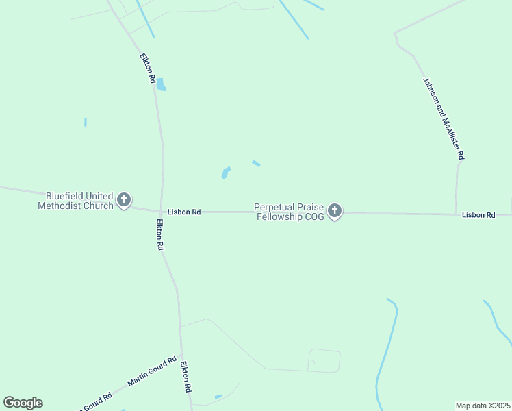 map of restaurants, bars, coffee shops, grocery stores, and more near 8500 Lisbon Road in Clarkton