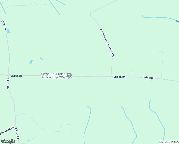 map of restaurants, bars, coffee shops, grocery stores, and more near 8032 Lisbon Road in Clarkton
