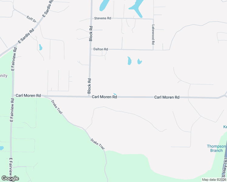 map of restaurants, bars, coffee shops, grocery stores, and more near 6620 Carl Moren Road in Hensley