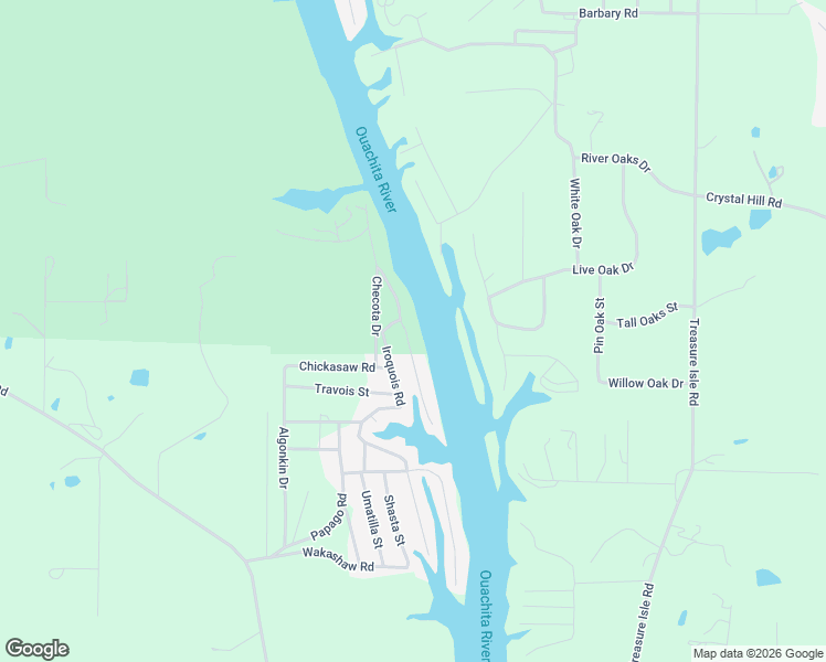map of restaurants, bars, coffee shops, grocery stores, and more near 102 Golden Oak Place in Garland County