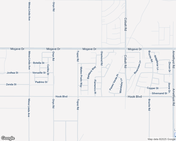 map of restaurants, bars, coffee shops, grocery stores, and more near 12989 Abiline Court in Victorville