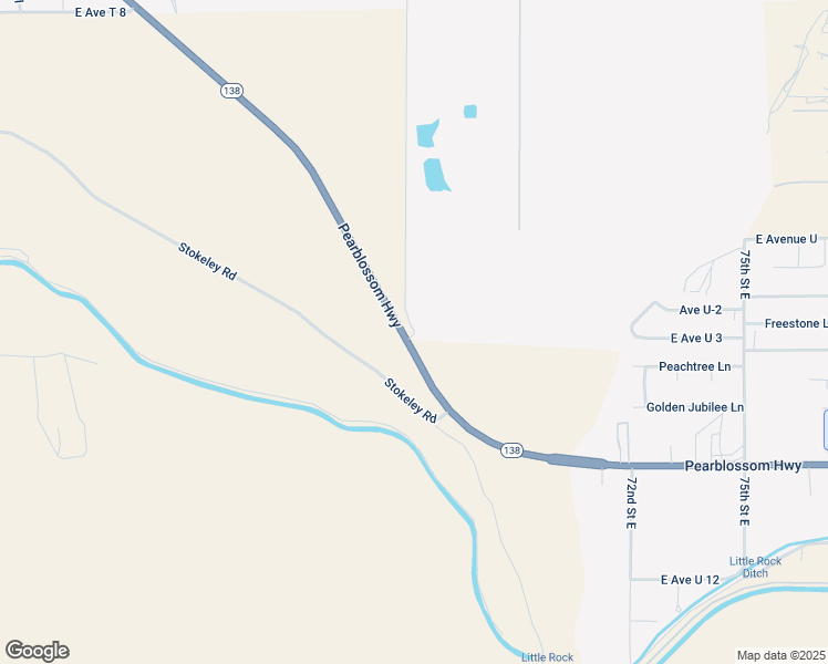 map of restaurants, bars, coffee shops, grocery stores, and more near 70th Street in Palmdale