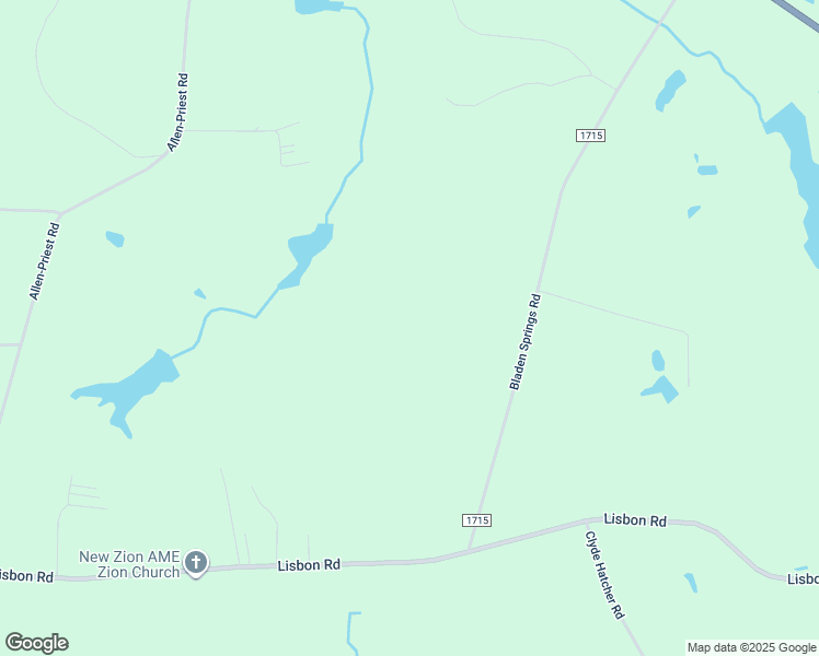 map of restaurants, bars, coffee shops, grocery stores, and more near 1030 Bladen Springs Road in Council