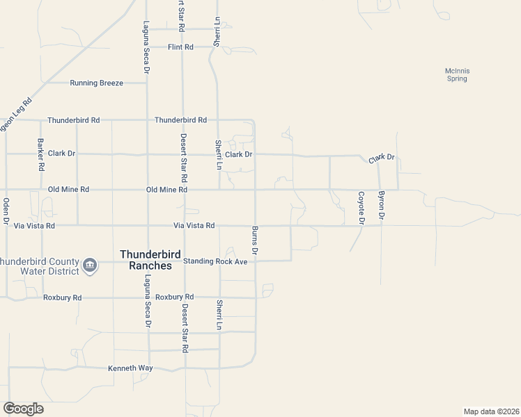 map of restaurants, bars, coffee shops, grocery stores, and more near 15069 Burns Drive in Apple Valley