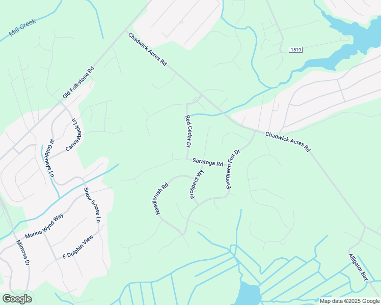 map of restaurants, bars, coffee shops, grocery stores, and more near 325 Red Cedar Drive in Sneads Ferry