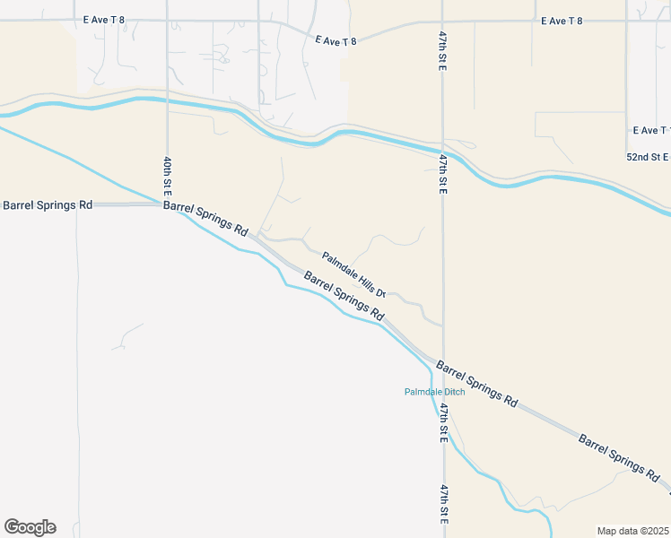map of restaurants, bars, coffee shops, grocery stores, and more near 4350 Palmdale Hills Drive in Palmdale