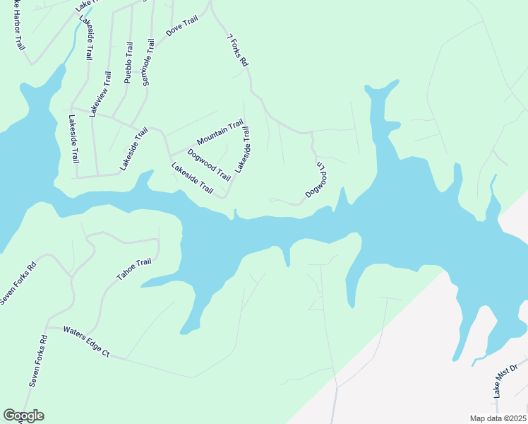 map of restaurants, bars, coffee shops, grocery stores, and more near 403 Dogwood Lane in Martin