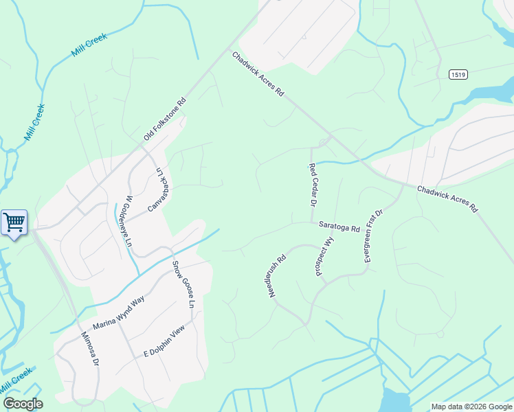 map of restaurants, bars, coffee shops, grocery stores, and more near 207 Marina Wynd Way in Sneads Ferry