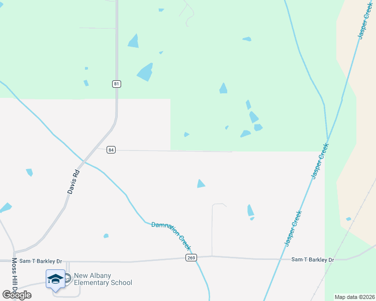 map of restaurants, bars, coffee shops, grocery stores, and more near 1056 County Road 84 in New Albany