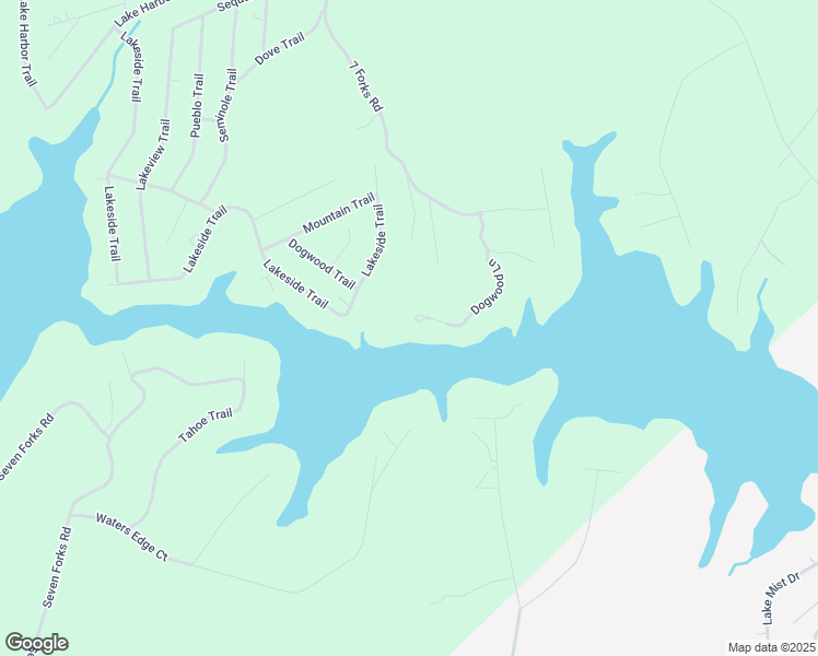 map of restaurants, bars, coffee shops, grocery stores, and more near 403 Dogwood Lane in Martin