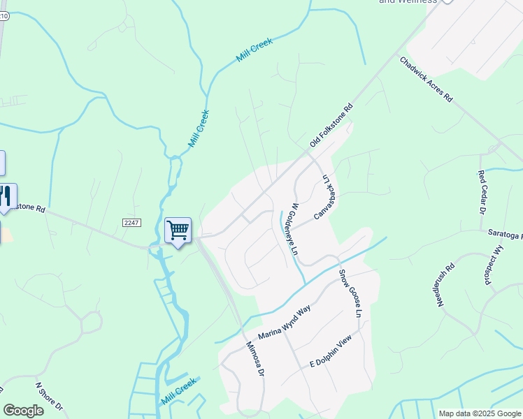 map of restaurants, bars, coffee shops, grocery stores, and more near 202 Sailor Street in Sneads Ferry