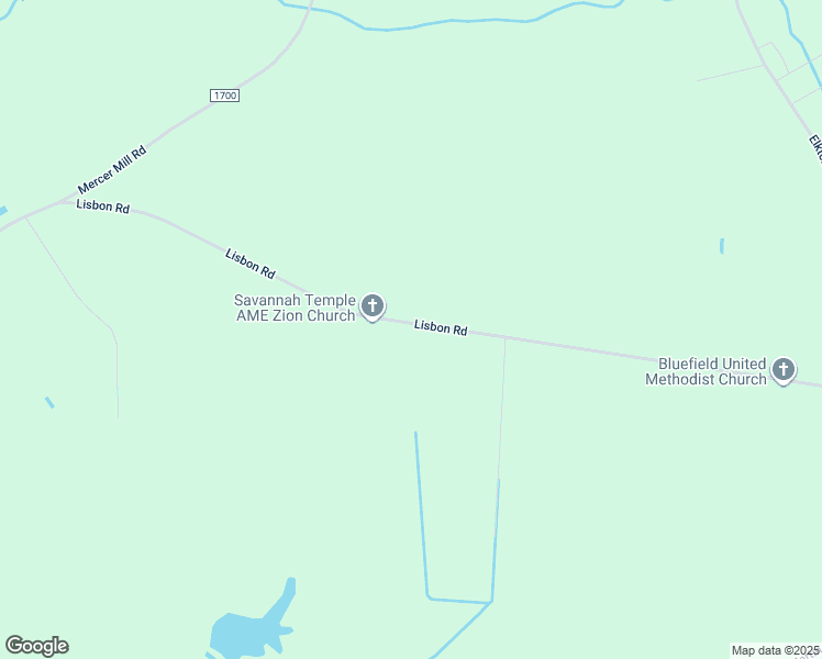 map of restaurants, bars, coffee shops, grocery stores, and more near 9809 Lisbon Road in Clarkton