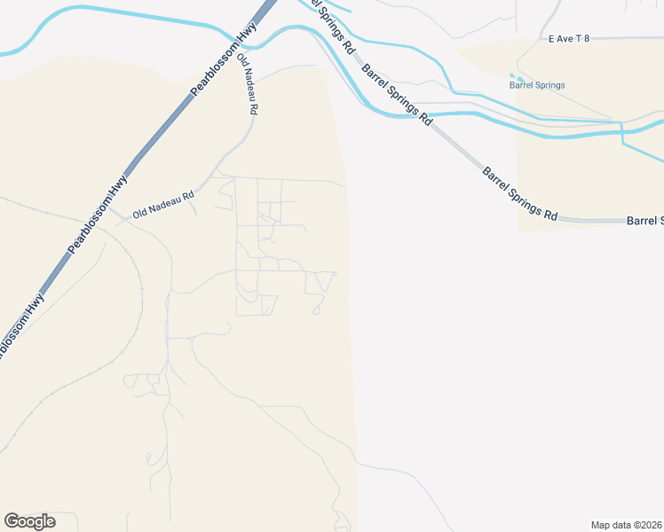 map of restaurants, bars, coffee shops, grocery stores, and more near 2650 Rushing Creek Trail in Palmdale