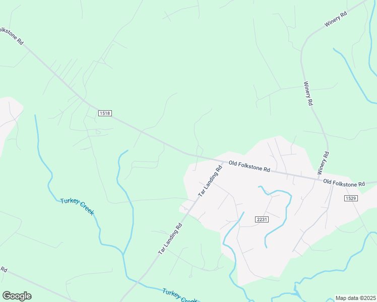 map of restaurants, bars, coffee shops, grocery stores, and more near 463 Old Folkstone Road in Holly Ridge