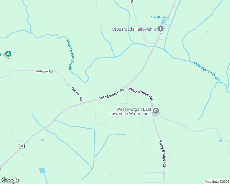 map of restaurants, bars, coffee shops, grocery stores, and more near 5061 Old Moulton Road in Decatur
