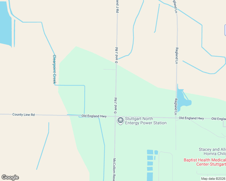 map of restaurants, bars, coffee shops, grocery stores, and more near 25 D and J Road in Stuttgart