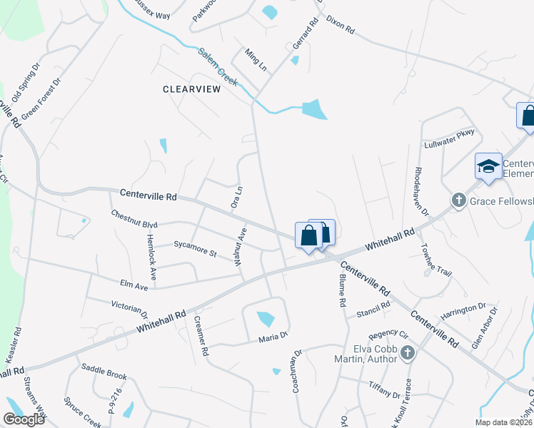map of restaurants, bars, coffee shops, grocery stores, and more near 1718 Gerrard Road in Anderson