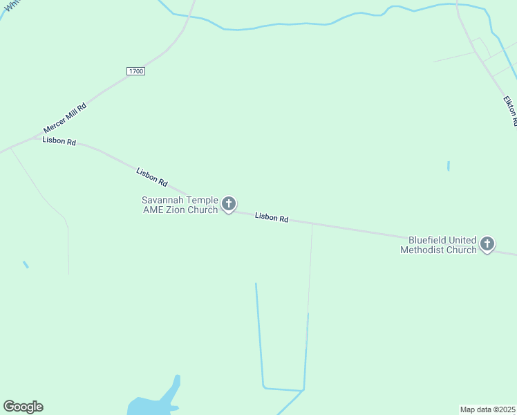 map of restaurants, bars, coffee shops, grocery stores, and more near 9808 Lisbon Road in Clarkton