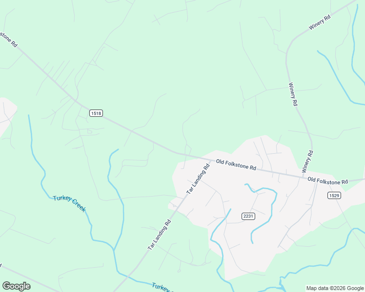 map of restaurants, bars, coffee shops, grocery stores, and more near 463 Old Folkstone Road in Holly Ridge