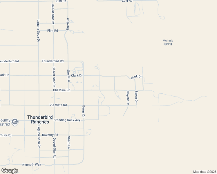 map of restaurants, bars, coffee shops, grocery stores, and more near 25392 Old Mine Road in Apple Valley