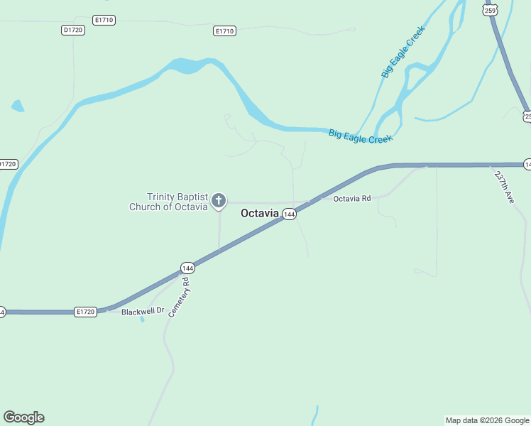 map of restaurants, bars, coffee shops, grocery stores, and more near in Octavia