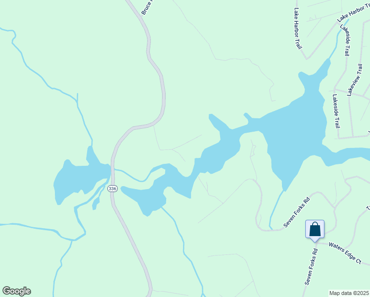 map of restaurants, bars, coffee shops, grocery stores, and more near 252 Lakeside Hills Road in Martin