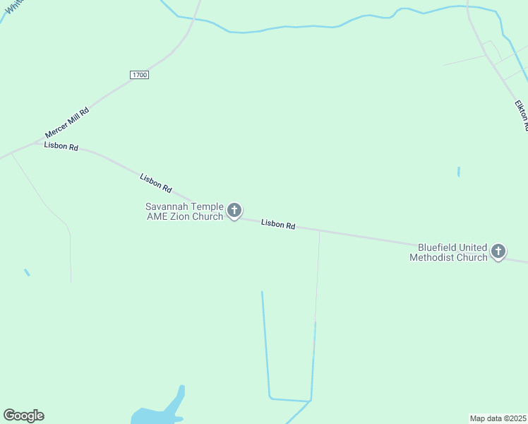 map of restaurants, bars, coffee shops, grocery stores, and more near 9808 Lisbon Road in Clarkton