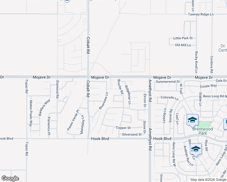 map of restaurants, bars, coffee shops, grocery stores, and more near 13445 Cristobel Court in Victorville