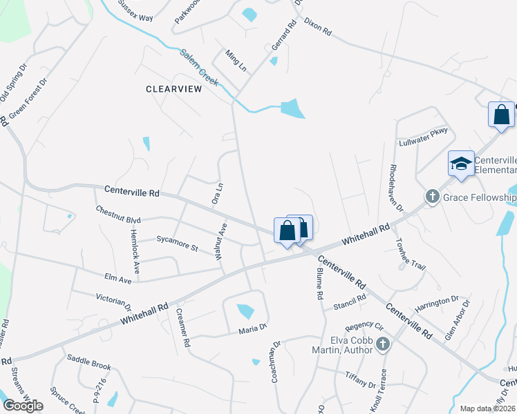 map of restaurants, bars, coffee shops, grocery stores, and more near 1718 Gerrard Road in Anderson