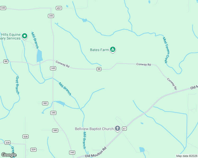 map of restaurants, bars, coffee shops, grocery stores, and more near 404 Conway Road in Decatur