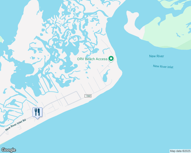 map of restaurants, bars, coffee shops, grocery stores, and more near 232 Port Drive in North Topsail Beach