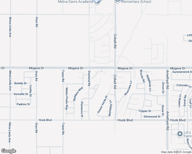 map of restaurants, bars, coffee shops, grocery stores, and more near 13161 Solar Bay Lane in Victorville