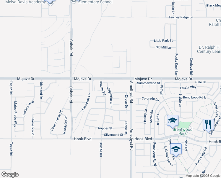 map of restaurants, bars, coffee shops, grocery stores, and more near 15209 Ridgebriar Lane in Victorville