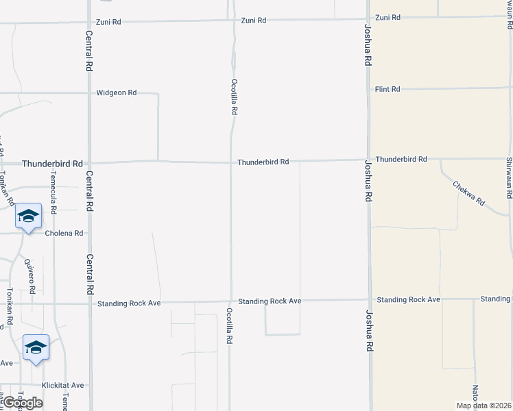 map of restaurants, bars, coffee shops, grocery stores, and more near 22983 Broken Lance Road in Apple Valley