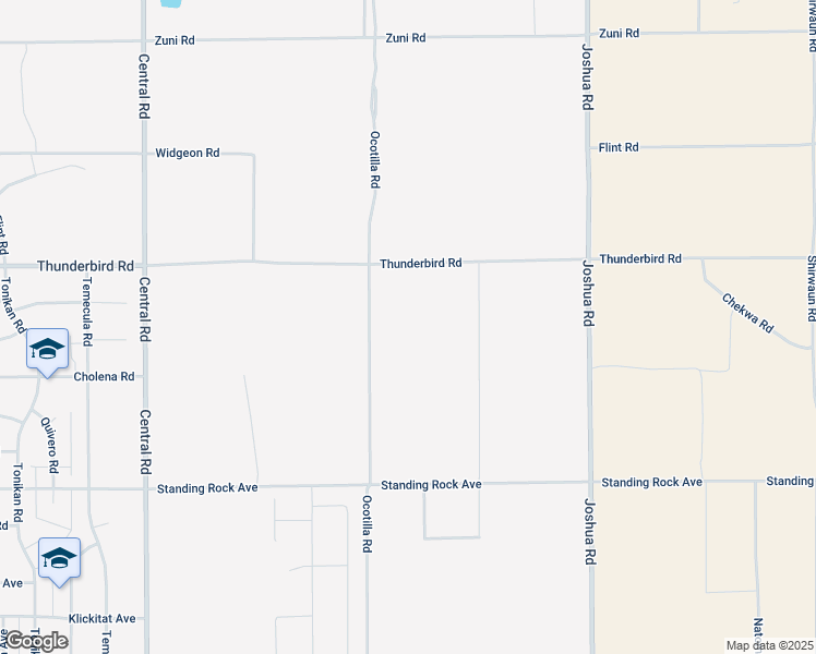 map of restaurants, bars, coffee shops, grocery stores, and more near 22983 Broken Lance Road in Apple Valley