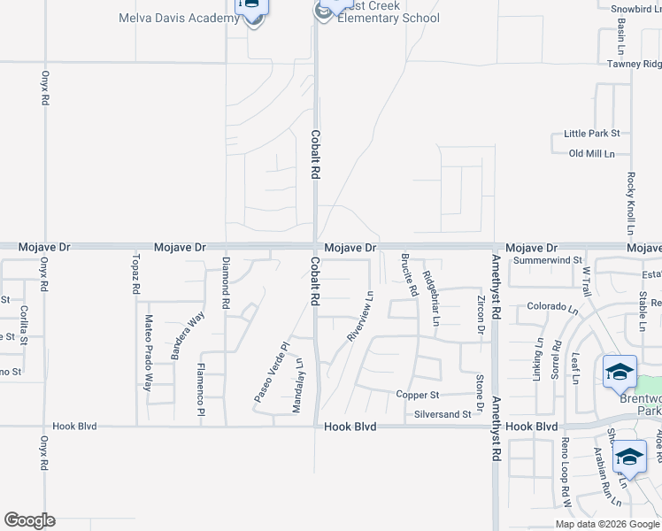 map of restaurants, bars, coffee shops, grocery stores, and more near 13349 Medicine Bow Court in Victorville