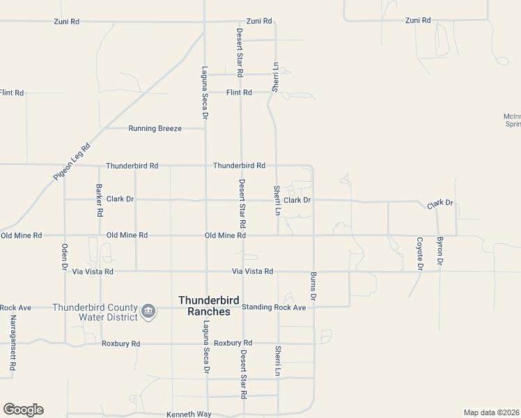map of restaurants, bars, coffee shops, grocery stores, and more near 24950 Clark Drive in Apple Valley