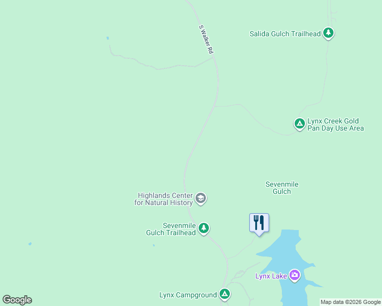 map of restaurants, bars, coffee shops, grocery stores, and more near Walker Road in Prescott