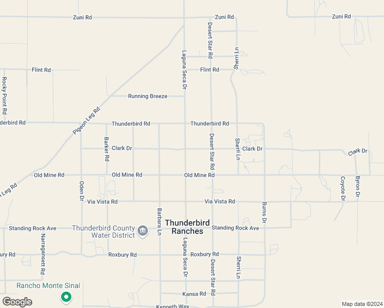 map of restaurants, bars, coffee shops, grocery stores, and more near 15185 Laguna Seca Drive in Apple Valley