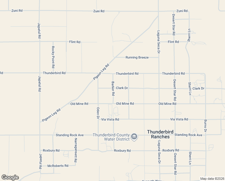 map of restaurants, bars, coffee shops, grocery stores, and more near 15485 Barker Road in Apple Valley