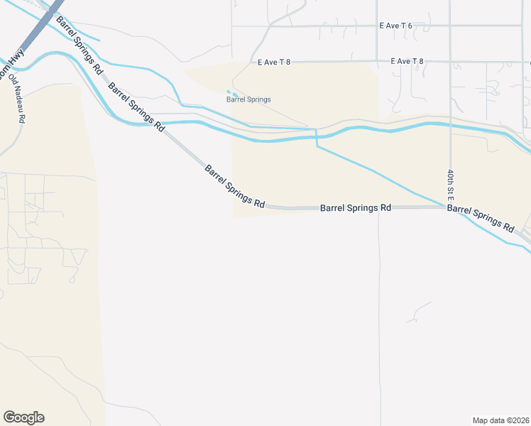 map of restaurants, bars, coffee shops, grocery stores, and more near Barrel Springs Road in Palmdale
