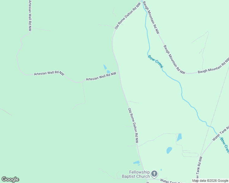 map of restaurants, bars, coffee shops, grocery stores, and more near 1742 Old Rome Dalton Road Northwest in Calhoun