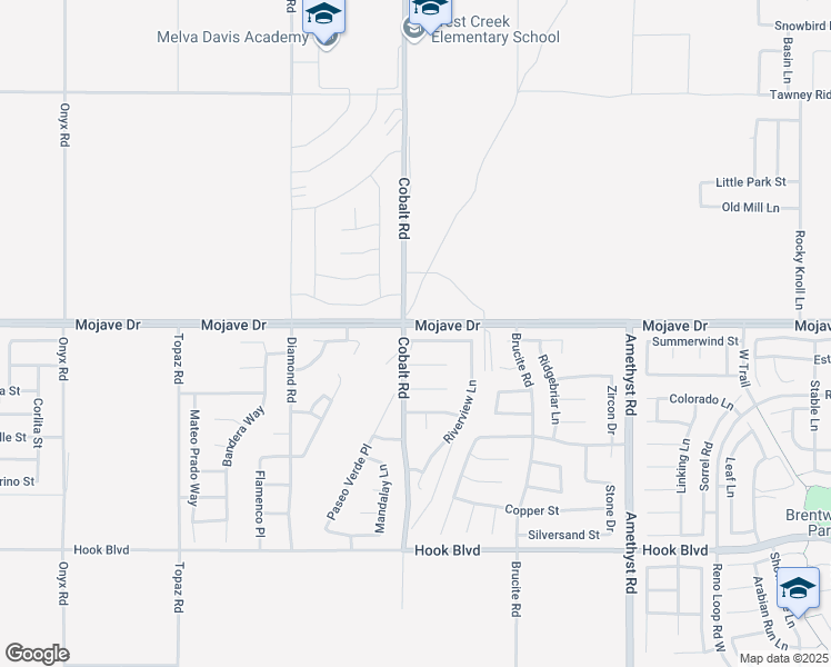 map of restaurants, bars, coffee shops, grocery stores, and more near 13320 Winter Park Street in Victorville
