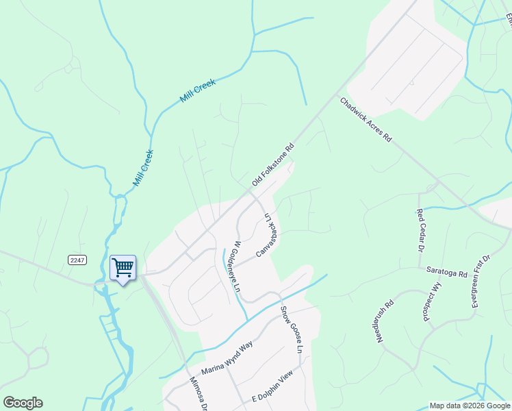 map of restaurants, bars, coffee shops, grocery stores, and more near 375 West Goldeneye Lane in Sneads Ferry